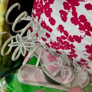 Rhinestone Embellished Sandals